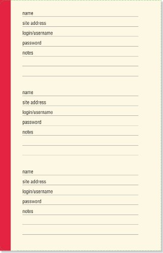 Internet Address Password Log Black - Paperback image 2