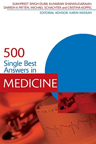 Cristina Koppel - 500 Single Best Answers in Medicine - Paperback image 1
