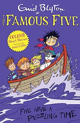Enid Blyton - Famous Five Colour Short Stories: Five Have a Puzzling T image 1