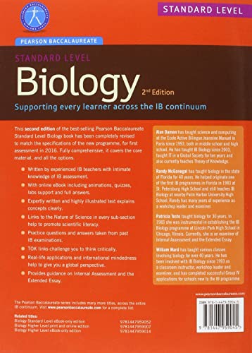 Randy McGonegal - Pearson Baccalaureate Biology Standard Level 2nd edi image 2