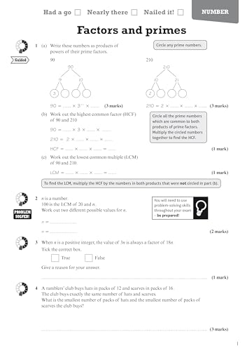 Glyn Payne - REVISE AQA GCSE (9-1) Mathematics Higher Revision Workboo image 3