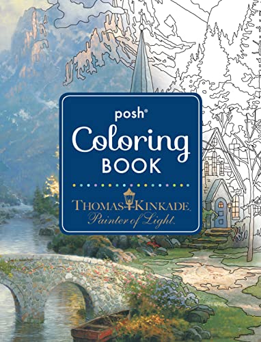 Thomas Kinkade - Posh Adult Coloring Book:  Designs for Inspiration & image 1