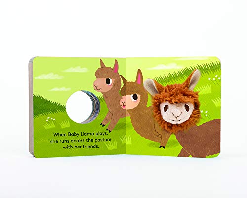 Chronicle Books - Baby Llama: Finger Puppet Book - Hardback image 2