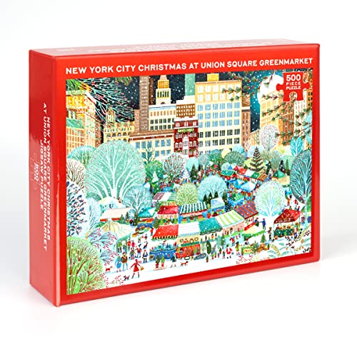 Christmas at Union Square Greenmarket Jigsaw Puzzle - Non-book item image 1