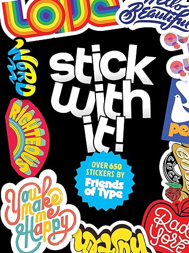 Friends of Type - Stick with It! : A Sticker Book - Paperback image 1