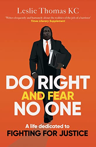 Leslie Thomas QC - Do Right and Fear No One - Paperback image 1