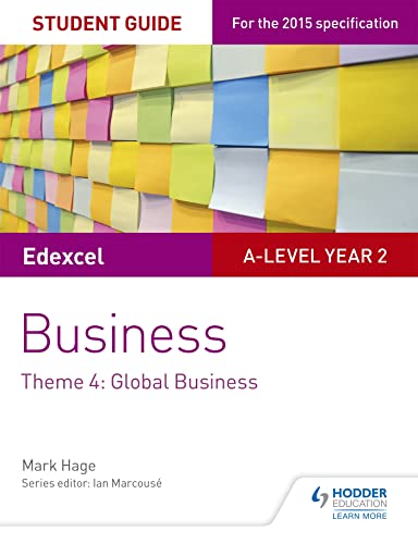 Mark Hage - Edexcel A-level Business Student Guide: Theme 4: Global Bu image 1