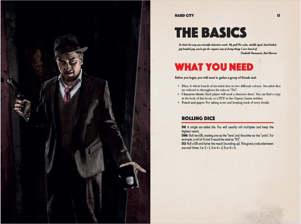 Nathan Russell - Hard City : Noir Roleplaying - Hardback image 4