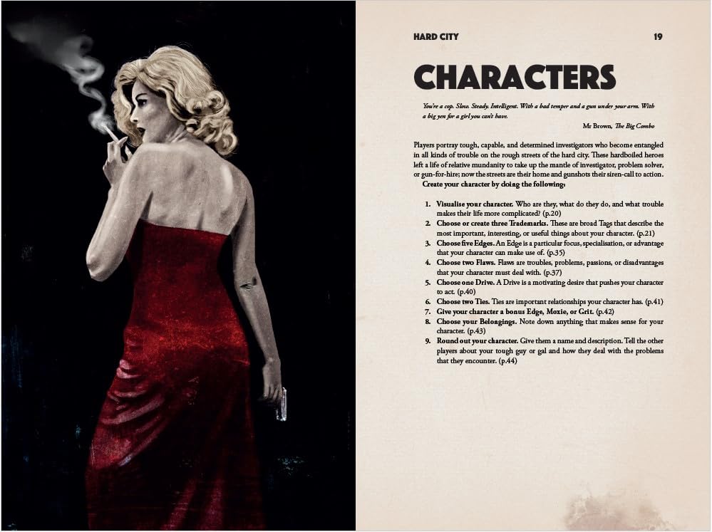 Nathan Russell - Hard City : Noir Roleplaying - Hardback image 5