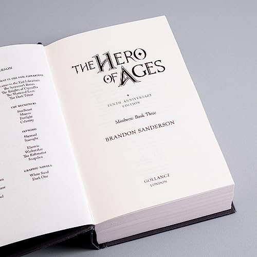 Brandon Sanderson - Hero of Ages : Mistborn Book Three - Hardback image 4
