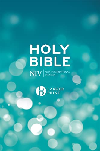 New International Ve - NIV Larger Print Blue Hardback Bible - Hardback image 1