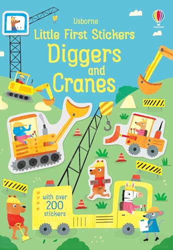 Hannah Watson - Little First Stickers Diggers and Cranes - Paperback image 1