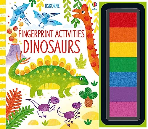 Fiona Watt - Fingerprint Activities Dinosaurs - Spiral image 1