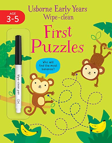 Jessica Greenwell - Early Years Wipe-Clean First Puzzles - Paperback image 1