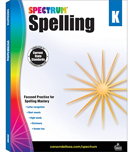 Spectrum - Spelling Grade K - Paperback image 1