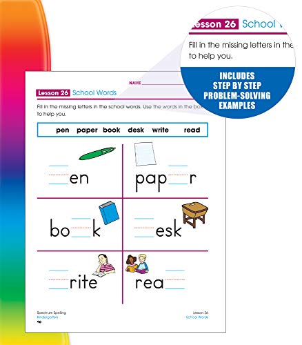 Spectrum - Spelling Grade K - Paperback image 4
