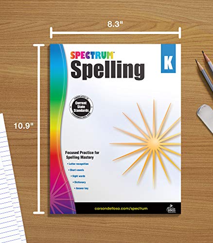 Spectrum - Spelling Grade K - Paperback image 7