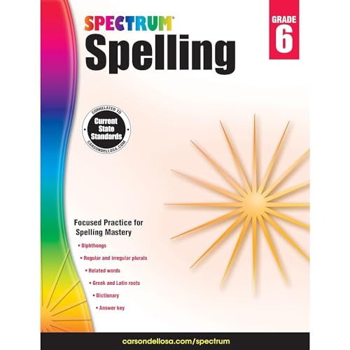 Spectrum - Spelling Grade 6 - Paperback image 1