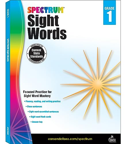Spectrum - Sight Words Grade 1 - Paperback image 1