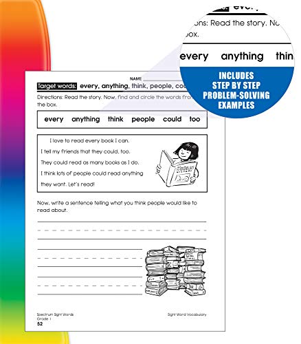 Spectrum - Sight Words Grade 1 - Paperback image 4