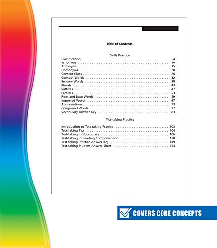 Spectrum - Vocabulary Grade 6 - Paperback image 3
