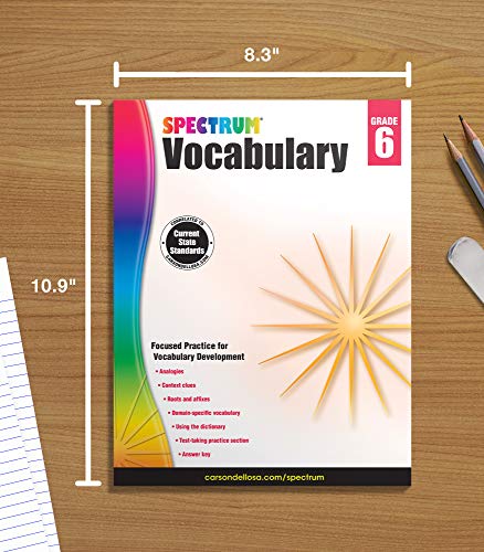 Spectrum - Vocabulary Grade 6 - Paperback image 7