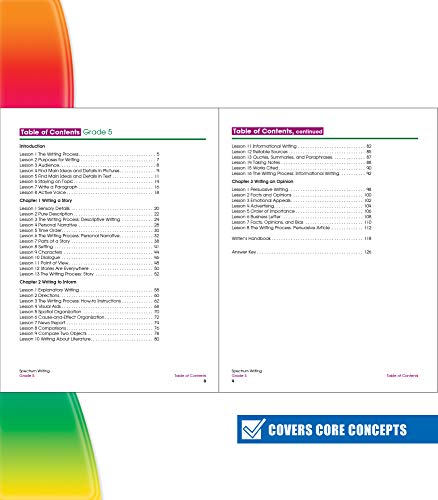 Spectrum - Writing Grade 5 - Paperback image 3