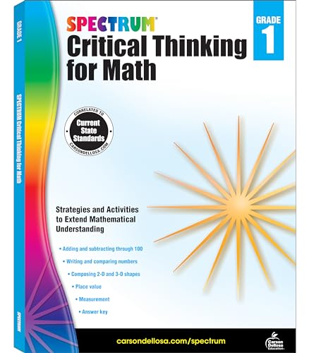 Spectrum - Critical Thinking for Math Gr 1 - Paperback image 1