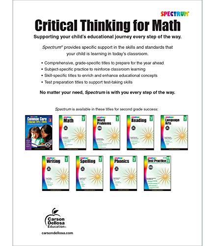 Spectrum - Critical Thinking for Math Gr 2 - Paperback image 2