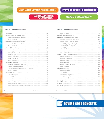 Spectrum - Language Arts Workbook Grade K - Paperback image 2