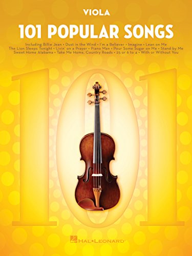 Hal Leonard Publishi - 101 Popular Songs - Viola - Paperback image 1