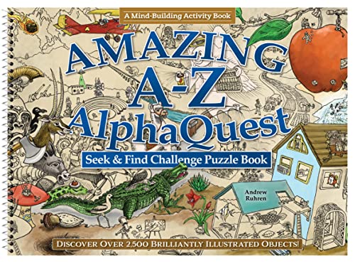 Andrew Ruhren - Amazing A-Z AlphaQuest Seek & Find Challenge Puzzle Bo image 1
