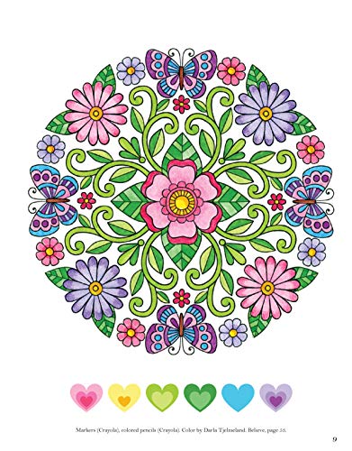 Jess Volinski - Colorful Creations Butterfly Mandalas : Coloring Book image 1