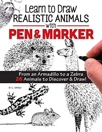 D L Miller - Learn to Draw Realistic Animals with Pen & Marker : From image 1