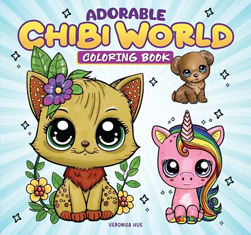 Veronica Hue - Adorable Chibi World Coloring Book - Paperback image 1