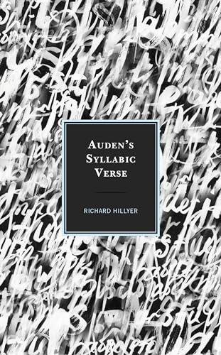 Hillyer - Auden's Syllabic Verse - hardback or cased book image 1
