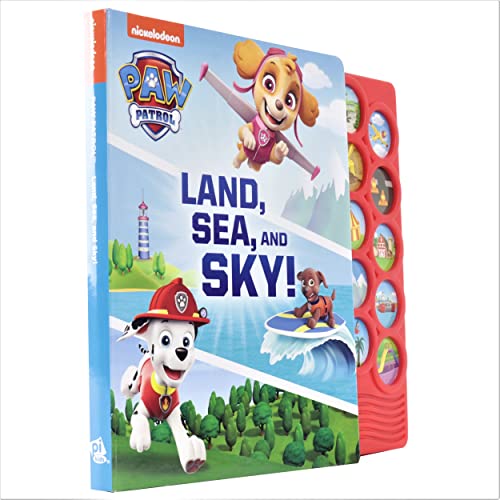 P I Kids - Paw Patrol Land Sea & Sky Listen & Learn Board Book - Hardb image 2