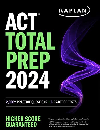 Kaplan Test Prep - ACT Total Prep 2024: Includes 2,000+ Practice Quest image 1