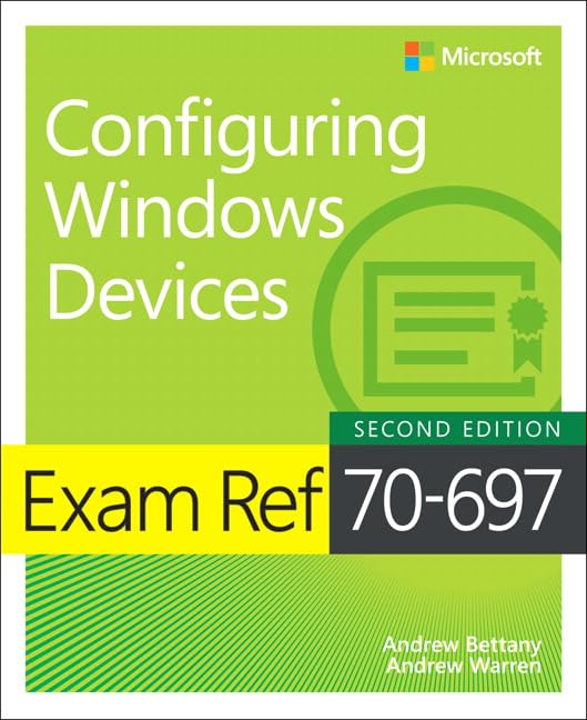 Andrew Warren - Exam Ref 70-697 Configuring Windows Devices - Paperbac image 1