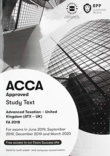 BPP Learning Media - ACCA Advanced Taxation FA2018 : Study Text - Pape image 1