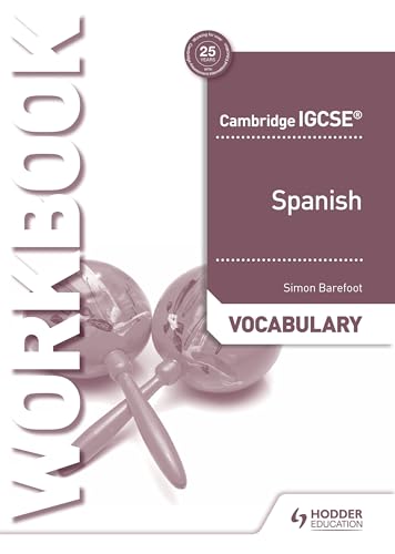 Simon Barefoot - Cambridge IGCSE (TM) Spanish Vocabulary Workbook - Pa image 1