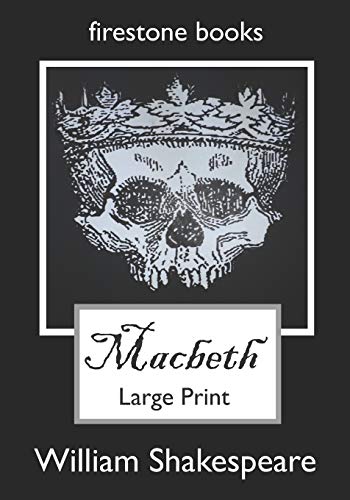 WILLIAM SHAKESPEARE - MACBETH LARGE-PRINT EDITON - Paperback image 1