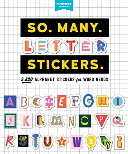 Pipsticks+Workman (R - So. Many. Letter Stickers. : 3,820 Alphabet Sti image 1