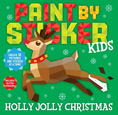 Workman Publishing - Paint by Sticker Kids: Holly Jolly Christmas - Pa image 1