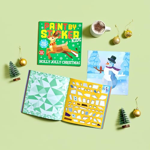 Workman Publishing - Paint by Sticker Kids: Holly Jolly Christmas - Pa image 2