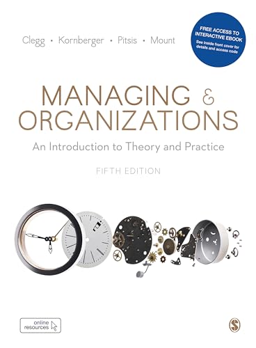 Matthew Mount - Managing and Organizations : An Introduction to Theory image 1