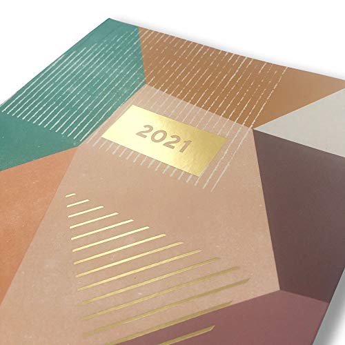 SELLERS PUBLISHING I - PEACH GEOMETRIC 2021 WEEKLY PLANNER - Paperback image 4
