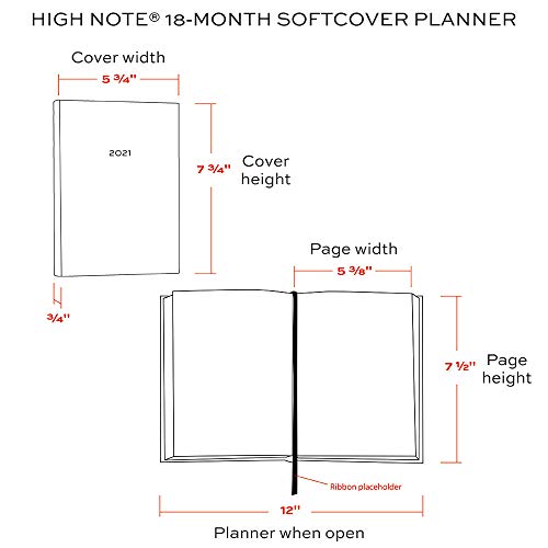 SELLERS PUBLISHING I - PEACH GEOMETRIC 2021 WEEKLY PLANNER - Paperback image 5