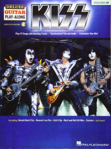 KISS DELUXE GUITAR PLAYALONG VOLUME 18 - Paperback image 1
