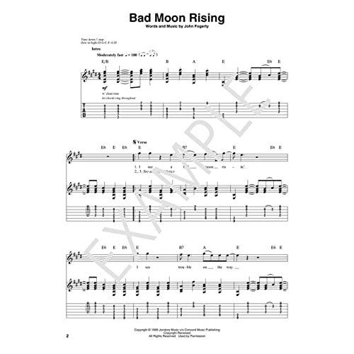 Creedence Clearwater Revival : Deluxe Guitar Play-Along Vol. 23. Book image 4